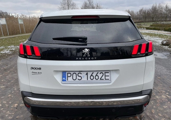 Peugeot 3008 cena 76500 przebieg: 107000, rok produkcji 2017 z Miechów małe 562